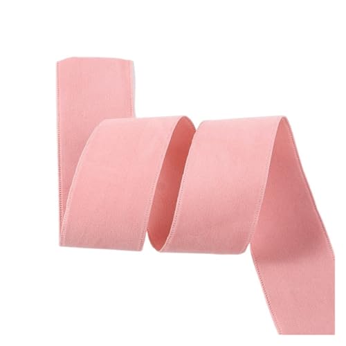 25/38 mm doppelseitiges Band, einfarbiges Samtband for Nähen von Kleidung, DIY-Haarschleifen, Hutdekor, Bastelzubehör für Bastelarbeiten, Geschenkverpackungen(Color 8,38mm-5yards) von ZYFHYU