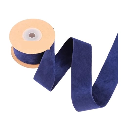 4,5 m doppelseitiges Band, 25/38 mm, einfarbiges Texturband, DIY-Haarschleifen, Bastelmaterialien, Nähzubehör für Bastelarbeiten, Geschenkverpackungen(Color 12,38mm-5yards) von ZYFHYU