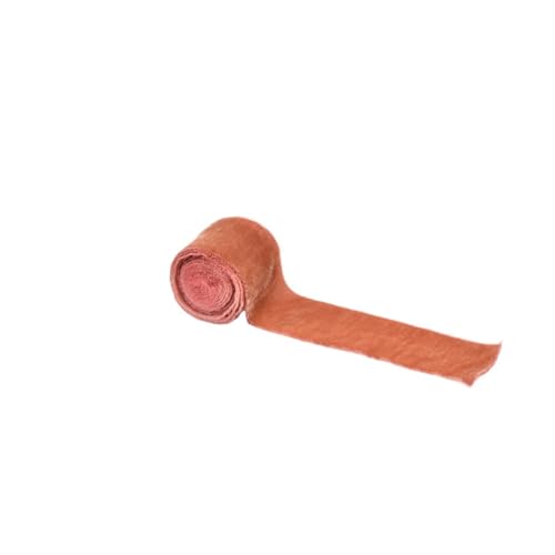 4 cm handgefertigtes Samt-Seidenband mit ausgefransten Kanten for Hochzeitseinladungen, Brautsträuße, Geburtstagsparty, DIY-Dekoration für Bastelarbeiten, Geschenkverpackungen(Color 9) von ZYFHYU