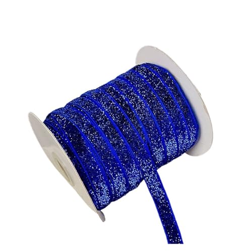 5/10yards Samtband Bunte 1cm for Diy Bogen Geschenk Box Verpackung Band Kleidung Accesso für Bastelarbeiten, Geschenkverpackungen(Color 10,1cmx10yards) von ZYFHYU