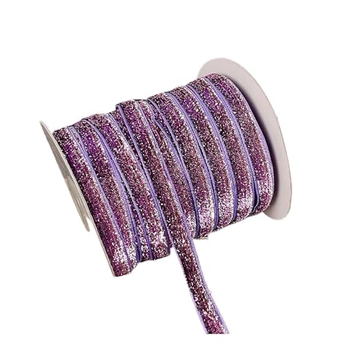 5/10yards Samtband Bunte 1cm for Diy Bogen Geschenk Box Verpackung Band Kleidung Accesso für Bastelarbeiten, Geschenkverpackungen(Color 11,1cmx5yards) von ZYFHYU
