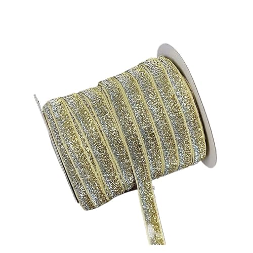 5/10yards Samtband Bunte 1cm for Diy Bogen Geschenk Box Verpackung Band Kleidung Accesso für Bastelarbeiten, Geschenkverpackungen(Color 14,1cmx10yards) von ZYFHYU