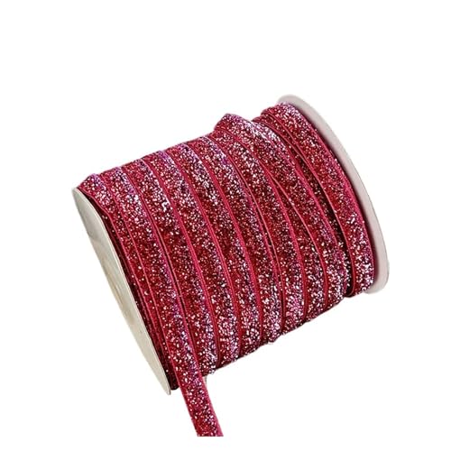 5/10yards Samtband Bunte 1cm for Diy Bogen Geschenk Box Verpackung Band Kleidung Accesso für Bastelarbeiten, Geschenkverpackungen(Color 2,1cmx5yards) von ZYFHYU