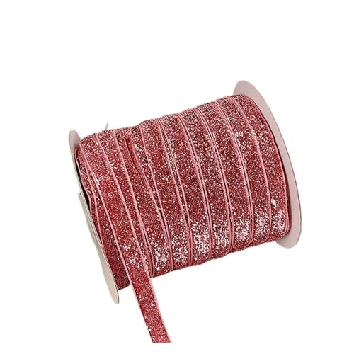 5/10yards Samtband Bunte 1cm for Diy Bogen Geschenk Box Verpackung Band Kleidung Accesso für Bastelarbeiten, Geschenkverpackungen(Color 4,1cmx10yards) von ZYFHYU