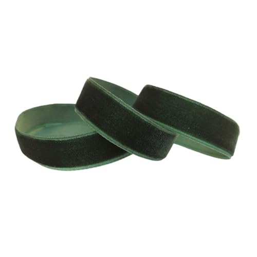 5 Yard 6mm 10mm 15mm 19mm 25mm Weiches, festes Samtband, Blumenfliege, Hochzeitsfeier, Dekoration, Kleid für Bastelarbeiten, Geschenkverpackungen(Color 1-2 Yard,15mm) von ZYFHYU