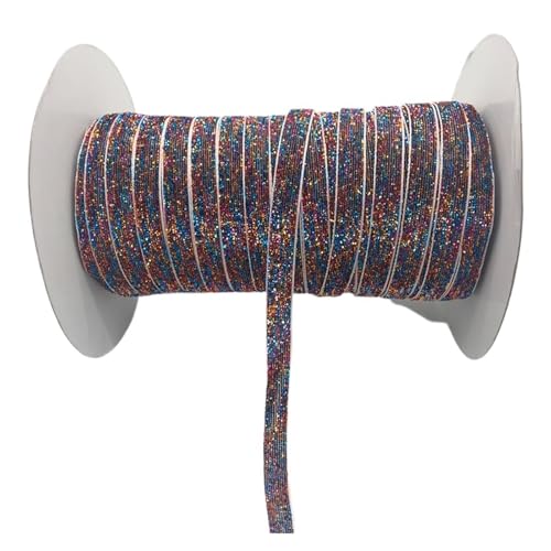 5 Yards/lot 3/8 "10mm Glitter Band Stirnband Clips Bogen Hochzeit Dekoration Samt für Bastelarbeiten, Geschenkverpackungen(Color 18) von ZYFHYU