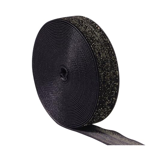 5 Yards 10–38 mm Samtband for Zuhause, Hochzeit, Party, Dekoration, DIY, Blumenstrauß, Geschenkverpackungen für Bastelarbeiten, Geschenkverpackungen(Black,25mm) von ZYFHYU