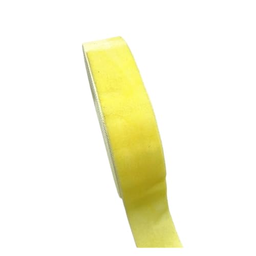 5 Yards 25mm Single Face Line Samtband for Bowknot Ribbon Party Dekorationen für Bastelarbeiten, Geschenkverpackungen(Color 22) von ZYFHYU