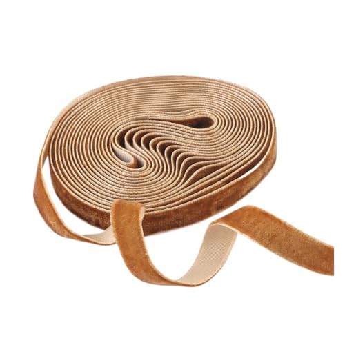 5 Yards Samtband Vintage Band for Hochzeit Verpackung DIY Handwerk für Bastelarbeiten, Geschenkverpackungen(Color 5,25mm 5yards) von ZYFHYU