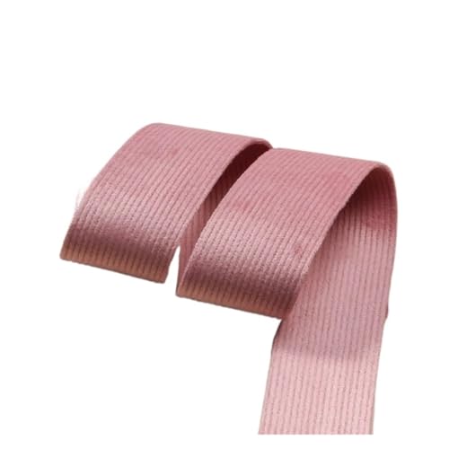 5 Yards doppelseitiges weiches Samtband for DIY-Haarschleifen, Zubehör, Bastelbedarf, Geschenkbox, Verpackung, Dekoration für Bastelarbeiten, Geschenkverpackungen(Color 10,25mm-5yards) von ZYFHYU
