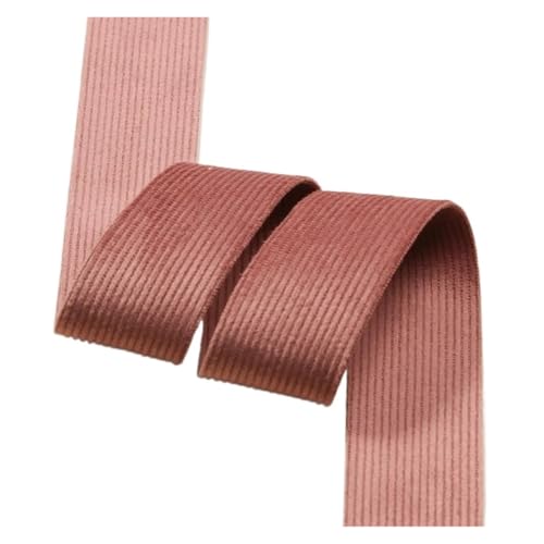 5 Yards doppelseitiges weiches Samtband for DIY-Haarschleifen, Zubehör, Bastelbedarf, Geschenkbox, Verpackung, Dekoration für Bastelarbeiten, Geschenkverpackungen(Color 11,38mm-5yards) von ZYFHYU