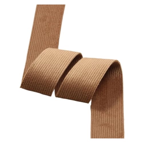 5 Yards doppelseitiges weiches Samtband for DIY-Haarschleifen, Zubehör, Bastelbedarf, Geschenkbox, Verpackung, Dekoration für Bastelarbeiten, Geschenkverpackungen(Color 8,38mm-5yards) von ZYFHYU
