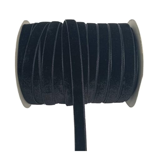 50 Yards 3/8"(10mm) Samtband Hochzeit Party Dekoration Handgefertigtes Band Haarschleifen DIY für Bastelarbeiten, Geschenkverpackungen(Color 1) von ZYFHYU