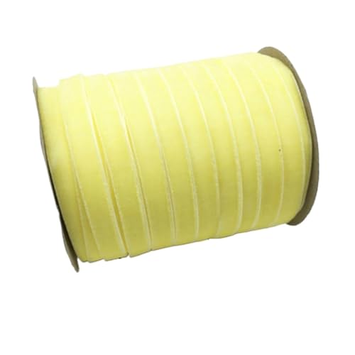 50 Yards 3/8"(10mm) Samtband Hochzeit Party Dekoration Handgefertigtes Band Haarschleifen DIY für Bastelarbeiten, Geschenkverpackungen(Color 11) von ZYFHYU
