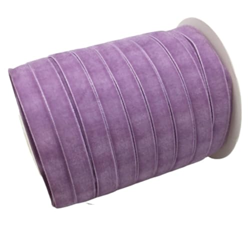 50 Yards 3/8"(10mm) Samtband Hochzeit Party Dekoration Handgefertigtes Band Haarschleifen DIY für Bastelarbeiten, Geschenkverpackungen(Color 15) von ZYFHYU