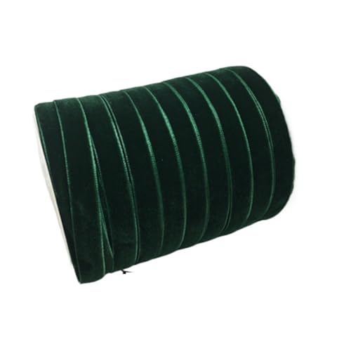 50 Yards 3/8"(10mm) Samtband Hochzeit Party Dekoration Handgefertigtes Band Haarschleifen DIY für Bastelarbeiten, Geschenkverpackungen(Color 19) von ZYFHYU