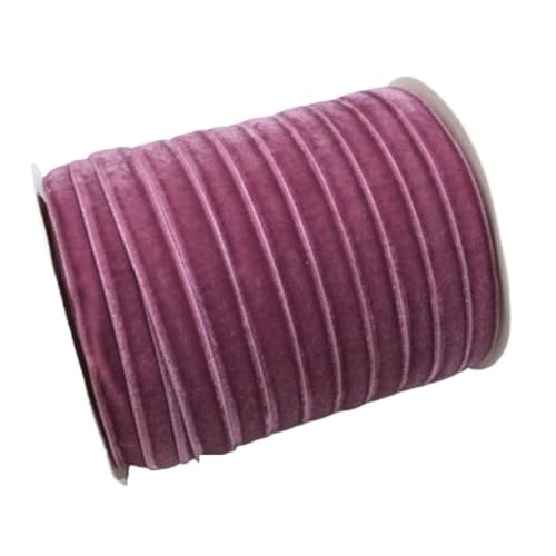 50 Yards 3/8"(10mm) Samtband Hochzeit Party Dekoration Handgefertigtes Band Haarschleifen DIY für Bastelarbeiten, Geschenkverpackungen(Color 22) von ZYFHYU