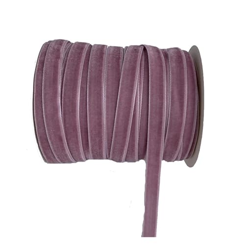 50 Yards 3/8"(10mm) Samtband Hochzeit Party Dekoration Handgefertigtes Band Haarschleifen DIY für Bastelarbeiten, Geschenkverpackungen(Color 27) von ZYFHYU