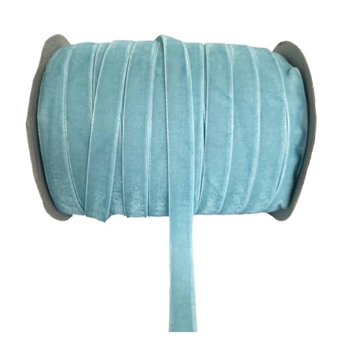 50 Yards 3/8"(10mm) Samtband Hochzeit Party Dekoration Handgefertigtes Band Haarschleifen DIY für Bastelarbeiten, Geschenkverpackungen(Color 5) von ZYFHYU