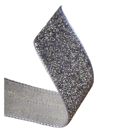 5yards Samtband for DIY Haarschleifen Kleidung Nähzubehör Geschenkverpackung Dekormaterial für Bastelarbeiten, Geschenkverpackungen(Color 9,40mm-5yards) von ZYFHYU