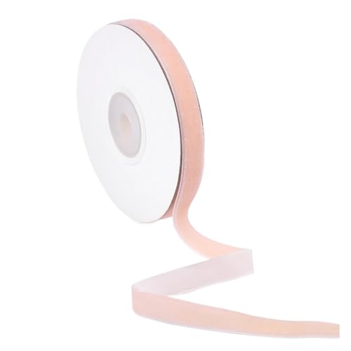 Einseitiges Samtband for Partydekorationen mit Schleife für Bastelarbeiten, Geschenkverpackungen(Color 8,2.5cm X 5yards) von ZYFHYU
