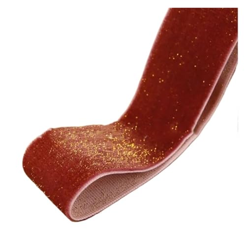 Handgemachtes Klebeband, Basteln, DIY, Haarschleifen-Zubehör, Samtband, 2,5 cm, 25 mm, 9,1 m für Bastelarbeiten, Geschenkverpackungen(Color 16) von ZYFHYU