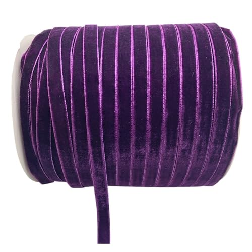 Samtband, handgefertigt, Hochzeitsdekoration, 6 mm - 38 mm, 4,5 m, Dekoration für Geschenkverpackungen, selbstgemachte Haarschleifen, Nähen, Basteln für Bastelprojekte, Geschenkverpackungen (Farbe Samtband, handgefertigt, Hochzeitsdekoration, 6 mm - 38 mm, 4,5 m, Dekoration für Geschenkverpackungen, selbstgemachte Haarschleifen, Nähen, Basteln für Bastelprojekte, Geschenkverpackungen (Farbe von ZYFHYU