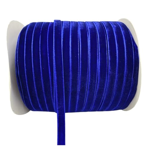 Samtband, handgefertigt, für Hochzeiten, Partys, Geschenkverpackungen, Haarschleifen, Nähen, Basteln, für Bastelprojekte, Geschenkverpackungen, 6 mm - 38 mm, 4,5 m (Farbe 7,38 mm x 2,7 m) von ZYFHYU