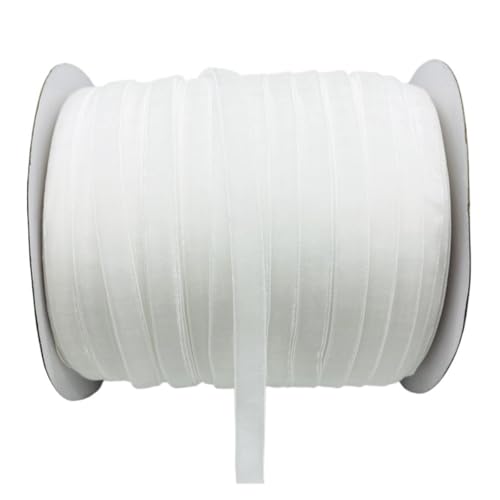 Samtband, handgefertigt, für Hochzeiten, Partys, Geschenkverpackungen, Haarschleifen, Nähen, Basteln für Bastelprojekte, Geschenkverpackungen, 6 mm - 38 mm, 4,5 m (Farbe: 1,38 mm x 2,7 m) von ZYFHYU