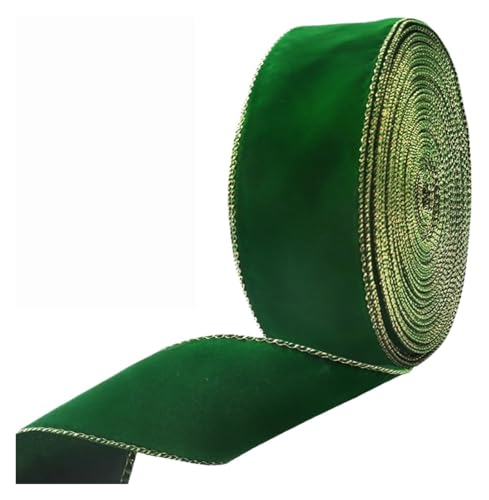 Samtband for Basteln, Drahtkantenband, beflockte Stoffbänder for Feiertage, for Verpacken von Kränzen, Geschenkverpackungen, Dekorationen, Zubehör für Bastelarbeiten, Geschenkverpackungen Samtband for Basteln, Drahtkantenband, beflockte Stoffbänder for Feiertage, for Verpacken von Kränzen, Geschenkverpackungen, Dekorationen, Zubehör für Bastelarbeiten, Geschenkverpackungen von ZYFHYU