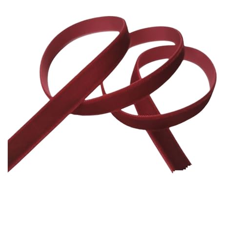 Samtbandrollen, einseitige Bordürendekoration, geeignet for Geschenkverpackungen und Geburtstagsdeko für Bastelarbeiten, Geschenkverpackungen(Type 1) von ZYFHYU