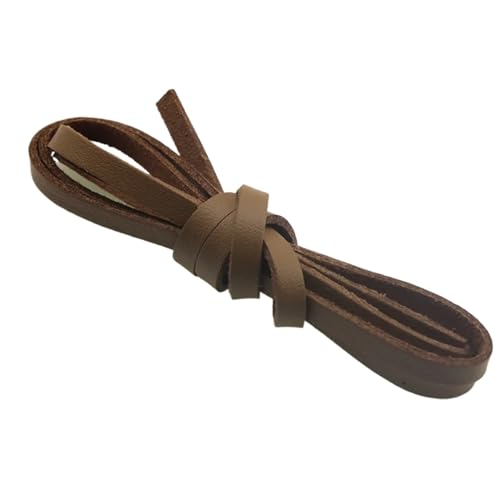 ZYFHYU Flaches Wildlederband, weiches Lederband, Schnurseil for die Herstellung von Halsketten, Armbändern und Schmuck for Selbermachen für Armbänder Halskette Schmuck(Light Brown,12mm 3 Meters) von ZYFHYU