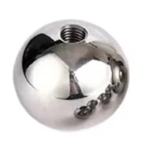 ZYFHYU Gewindestahlkugeln M2-M12 5-60 mm Edelstahl Vollperlen mit Halbloch Kugelmutter Metallkugelköpfe für den industriellen Einsatz(M2.5(2pcs),60mm) von ZYFHYU