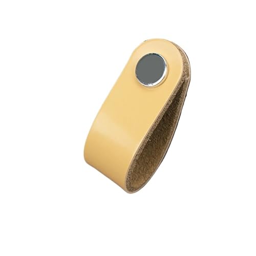 ZYFHYU Kommodengriffe aus Leder for Kleiderschrank, Schubladen, Türen und Küchenschränke, Möbelbeschläge für schränke(MBS0010-22,1PCS) von ZYFHYU