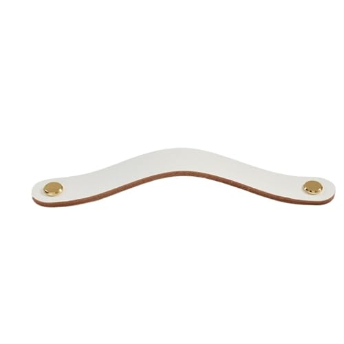 ZYFHYU Ledergriff Möbelbeschläge Schubladenschrank Türknöpfe Küchenschrank Schuhschrank Zieht für schränke(Golden 160mm) von ZYFHYU