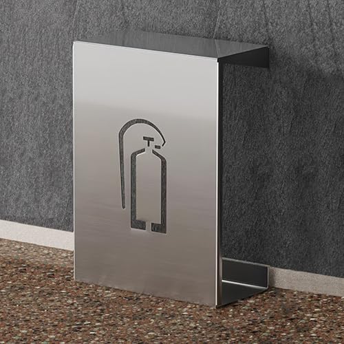 ZYGPH Feuerlöscherschrank zum Aufstellen auf dem Boden – dekorativer Koffer für 2 Feuerlöscher à 5 kg, ideal für Geschäfte, Gewerbeflächen, Sicherheitsdisplays, langlebiges und stilvolles Design von ZYGPH