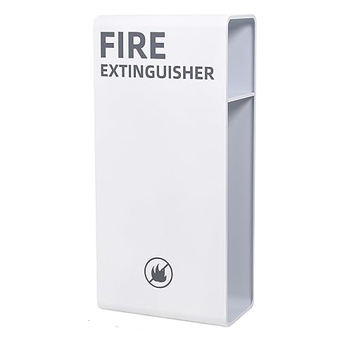 ZYGPH Gewerbliches Lagerregal für Feuerlöscher, Hochleistungshalter für Feuerlöschgeräte, für Einkaufszentren, Hallen, Hotels (Weiß, Größe L) von ZYGPH