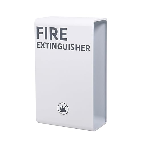 ZYGPH Gewerbliches Lagerregal für Feuerlöscher, Hochleistungshalterung für Feuerlöschgeräte, für Einkaufszentren, Hallen, Hotels (Weiß, Größe M) von ZYGPH