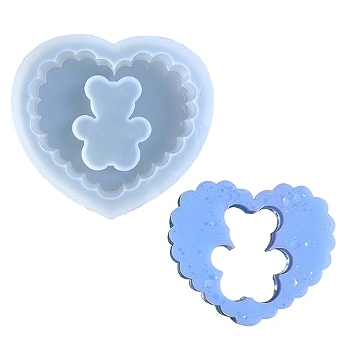 Anhänger-Formen, Schlüsselanhänger, Schmuck, Hörform, Silikon, Schlüsselanhänger-Formen, Handarbeitswerkzeug für Anhänger von ZYHARUKO