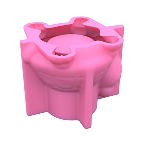 Blumentopf-Form, 3D-Mann, Cartoon-Schildkröte, Zement, Silikon, handgefertigt, Heim-/Gartendekoration, Werkzeug von ZYHARUKO