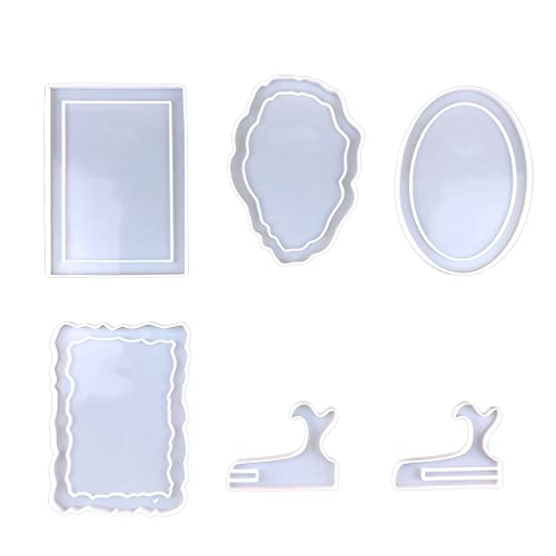 Quadratische Silikonform für Fotorahmen, dekorative Kristall-Epoxidharz-Form Quadratische Silikonform für Fotorahmen, dekorative Kristall-Epoxidharz-Form von ZYHARUKO