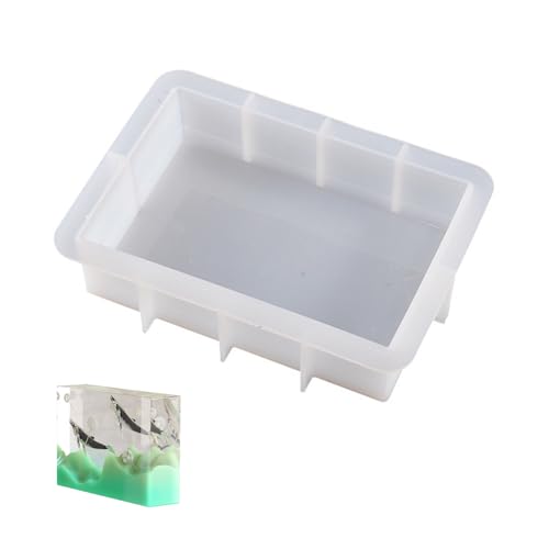 Rechteckige Harzform für Bastler, Geschenke, Bastelformen zum Basteln von Buchständern und dekorativen Gegenständen, Epoxidharz-Gusswerkzeugen Rechteckige Harzform für Bastler, Geschenke, Bastelformen zum Basteln von Buchständern und dekorativen Gegenständen, Epoxidharz-Gusswerkzeugen von ZYHARUKO