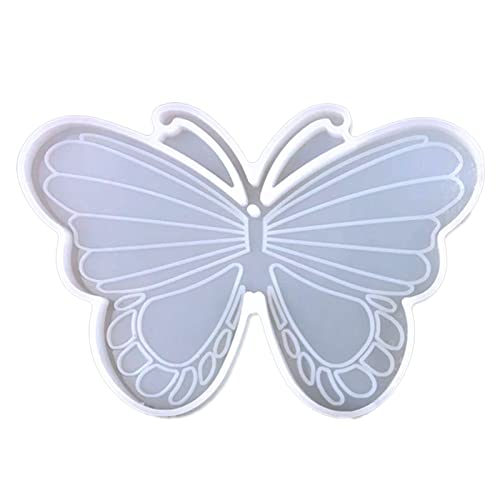 Schmetterlings-Anhänger, Kristall-Epoxid-Form, handgefertigt, Schlüsselanhänger, Kunstharz, Silikon Schmetterlings-Anhänger, Kristall-Epoxid-Form, handgefertigt, Schlüsselanhänger, Kunstharz, Silikon von ZYHARUKO
