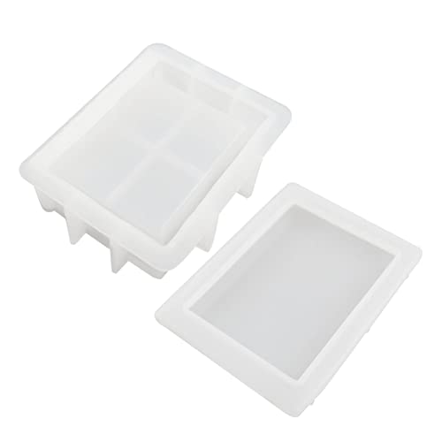 Silikon-Schmuckkästchen mit Deckel für Schmuck für Taschentuchbox, wiederverwendbare Epoxidharz-Gussform Silikon-Schmuckkästchen mit Deckel für Schmuck für Taschentuchbox, wiederverwendbare Epoxidharz-Gussform von ZYHARUKO