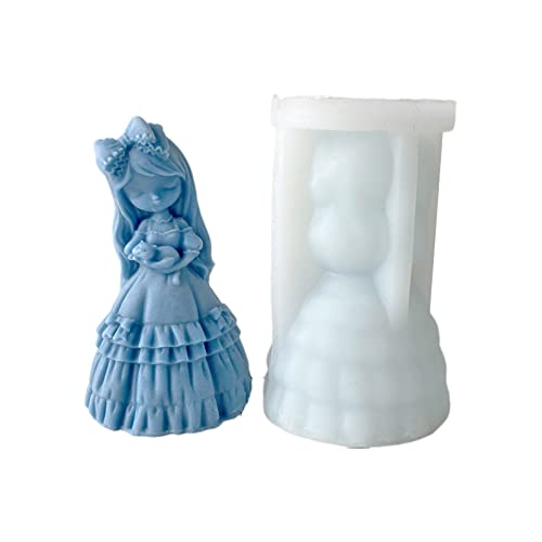 Silikonform mit Mädchenduft, zarte 3D-Puppe, Aroma, Gipsform, handgefertigte Formen für Epoxidguss Silikonform mit Mädchenduft, zarte 3D-Puppe, Aroma, Gipsform, handgefertigte Formen für Epoxidguss von ZYHARUKO