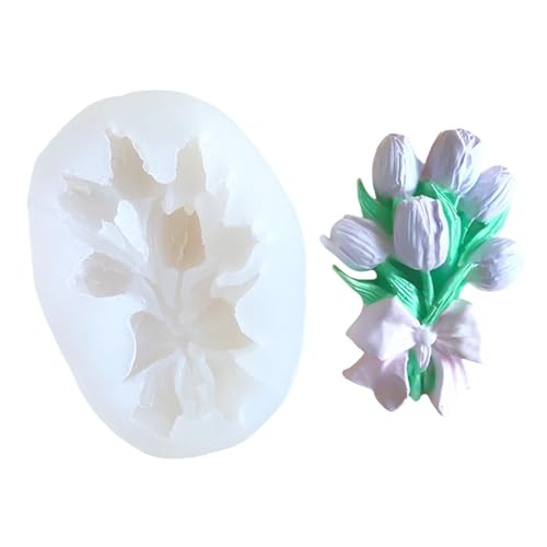 Silikonformen mit Blumenmotiv, für Epoxidharz, handgefertigte Seife, Schokolade, Kuchen, Süßigkeiten, Fondant von ZYHARUKO