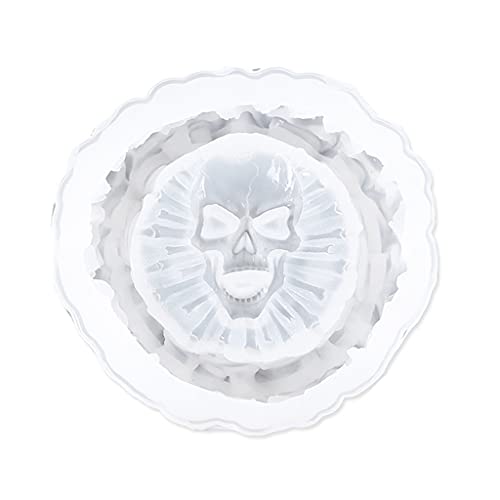 Totenkopf-Aschenbecher, Epoxidharz, Silikonform, Schmuck, Seife, Gips, Gießform von ZYHARUKO