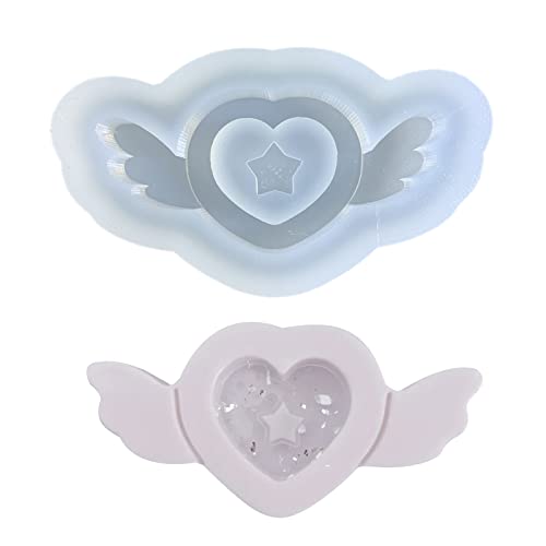 Transparente Silikonformen, Harzguss, Shaker-Form, Harz, Epoxid-Form für Anhänger, Schlüsselanhänger, Schmuckherstellung von ZYHARUKO