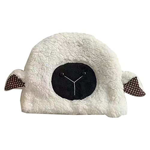 ZYHARUKO Plüsch-Schaf-Hut, Schafsohr-Hut, lustiger Schafohren-Plüschhut, Totenkopf, Mädchen, lustiger Hut ZYHARUKO Plüsch-Schaf-Hut, Schafsohr-Hut, lustiger Schafohren-Plüschhut, Totenkopf, Mädchen, lustiger Hut von ZYHARUKO