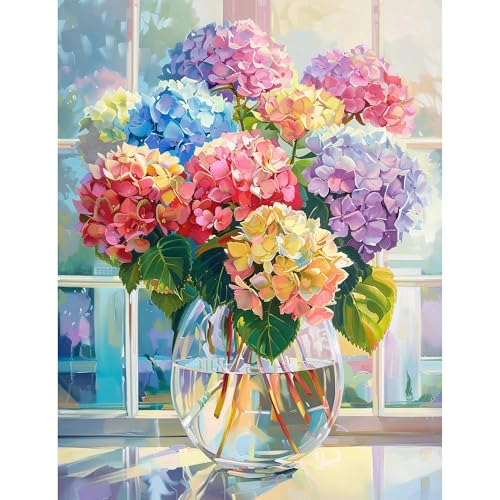 5D Diamant Painting Blumen Hydrangea,Bunte DIY Diamantmalerei für Erwachsene,DIY Kunsthandwerk diamond painting,Diamond Painting Kit für Anfänger,Bunte Strass Stickerei Kit für Heimdekoration,30x40cm 5D Diamant Painting Blumen Hydrangea,Bunte DIY Diamantmalerei für Erwachsene,DIY Kunsthandwerk diamond painting,Diamond Painting Kit für Anfänger,Bunte Strass Stickerei Kit für Heimdekoration,30x40cm von ZYJBD